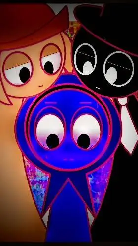 ai character: sprunki fight  background