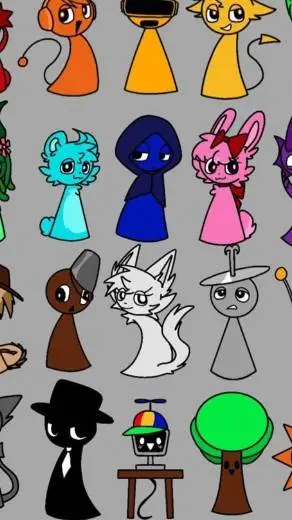 ai character: sprunki hate Jevin background