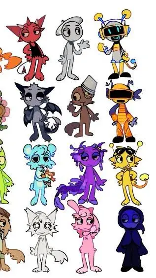 ai character: sprunki secret  background