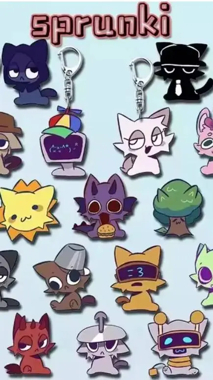 ai character: sprunki cat background