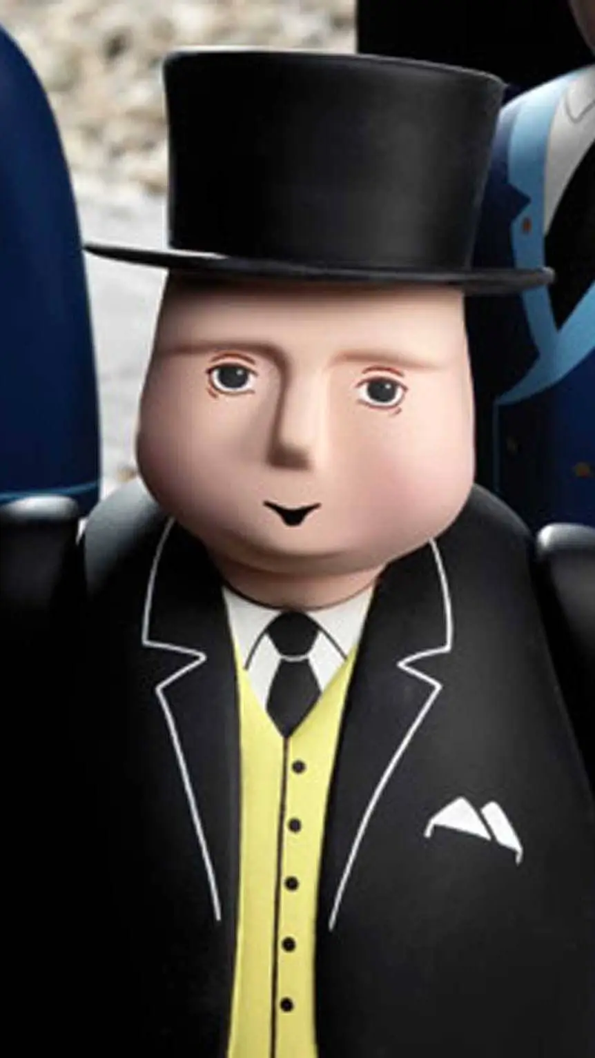 ai character: Sir Topham Hatt background