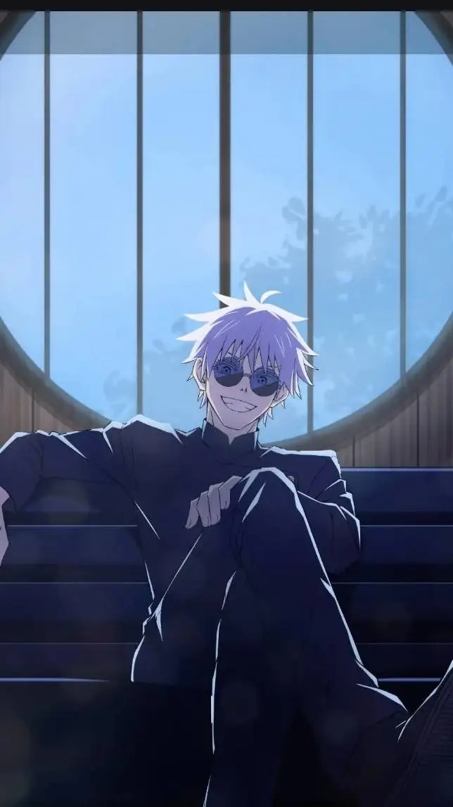 ai character: gojo  ggg background