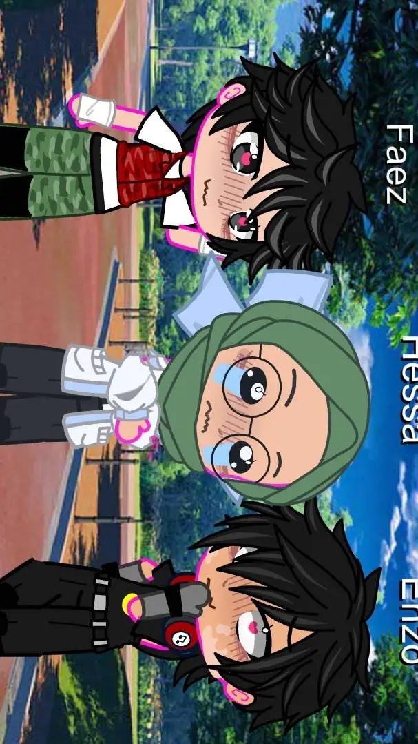 ai character: Faez×Hessa×Enzo background