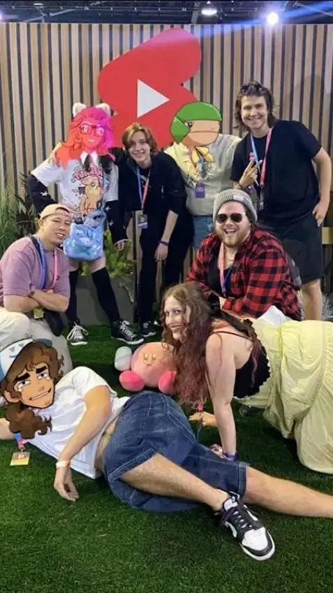 ai character: rpk at VidCon! background