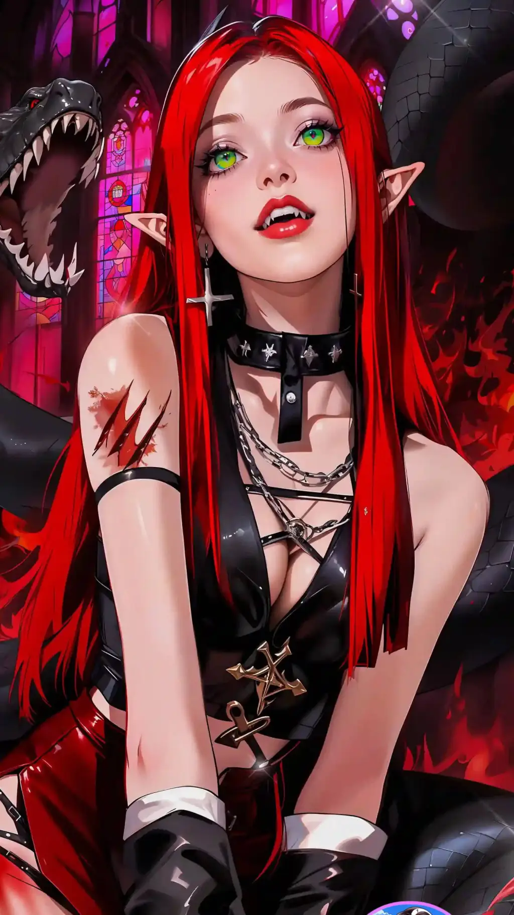 ai character: Лилиана  background