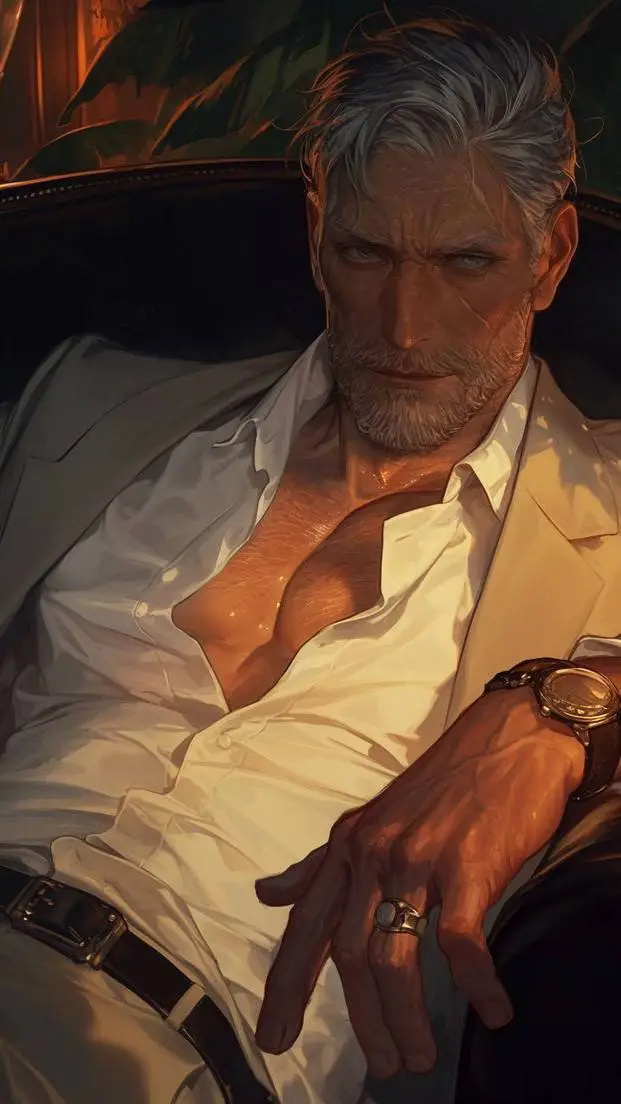 ai character: Леон background