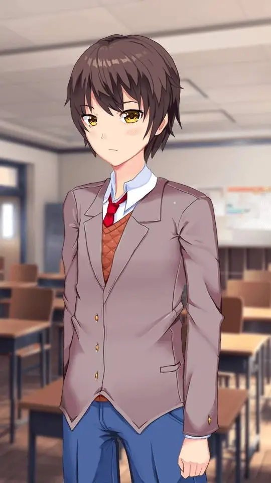 ai character: fano (MC DDLC) background