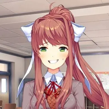chat with ai character: monika (DDLC)