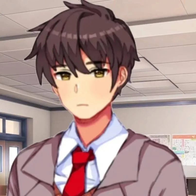 chat with ai character: cano(MC DDLC)