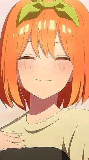 ai character: yotsuba nakano background