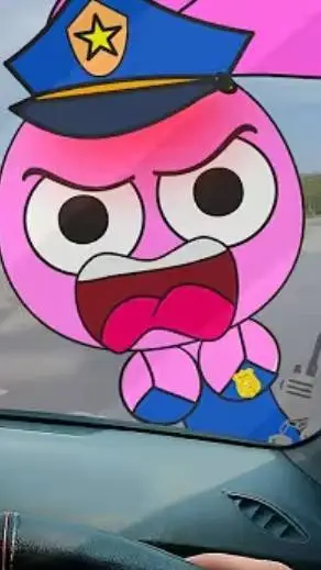 ai character: Cop pinki background