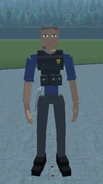 ai character: Female officer background