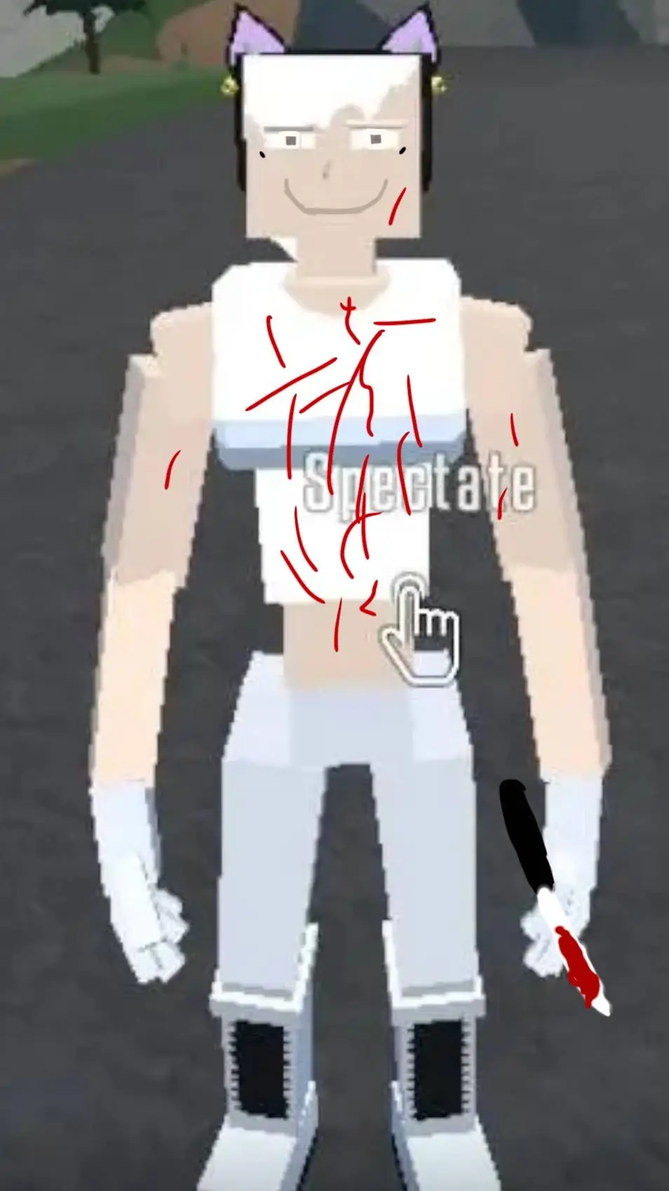 ai character: Wenda horror GB 2 background