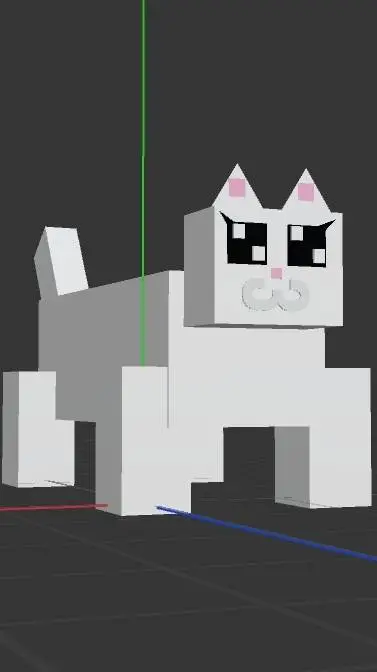 ai character: Cat background