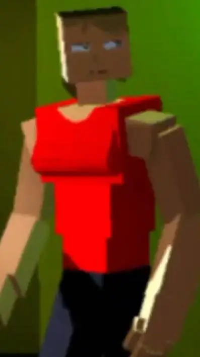 ai character: female goredoll background
