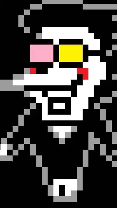 ai character: Spamton G Spamton background