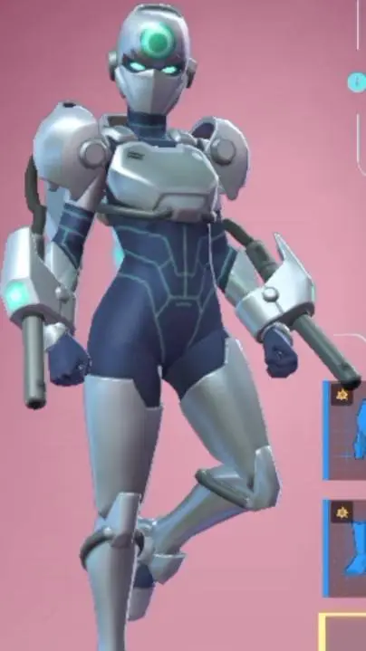 ai character: tech jacket background