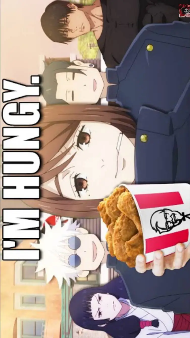 ai character: JJK go to KFC background