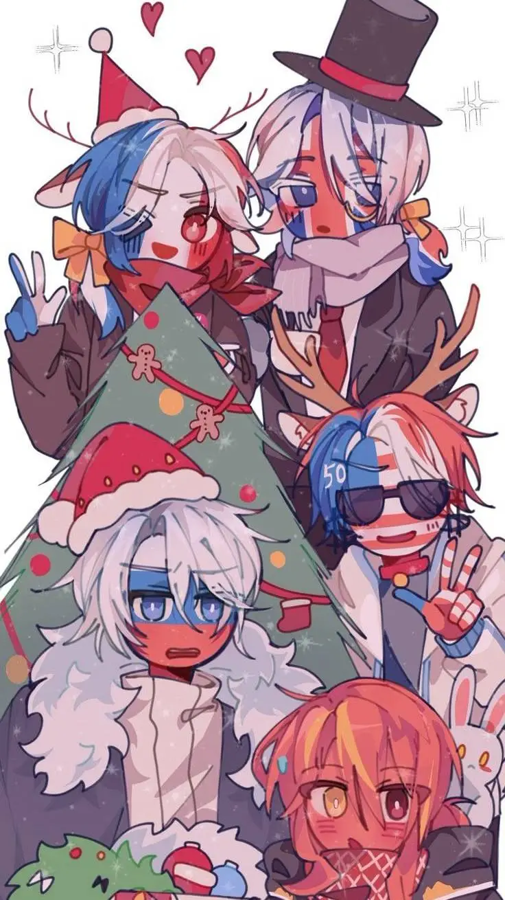 ai character: CH XMAS!!! background