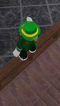 ai character: verde background