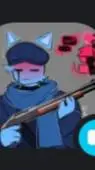 ai character: cube!!!!!!!!!!!!!! background