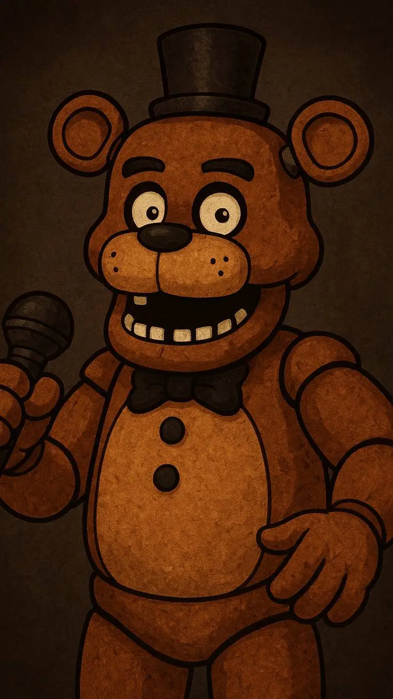 ai character: freed fazbear background