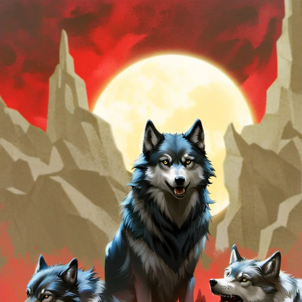 chat with ai character: little baby wolf