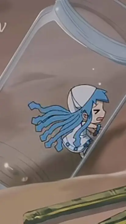 ai character: squid girl  background