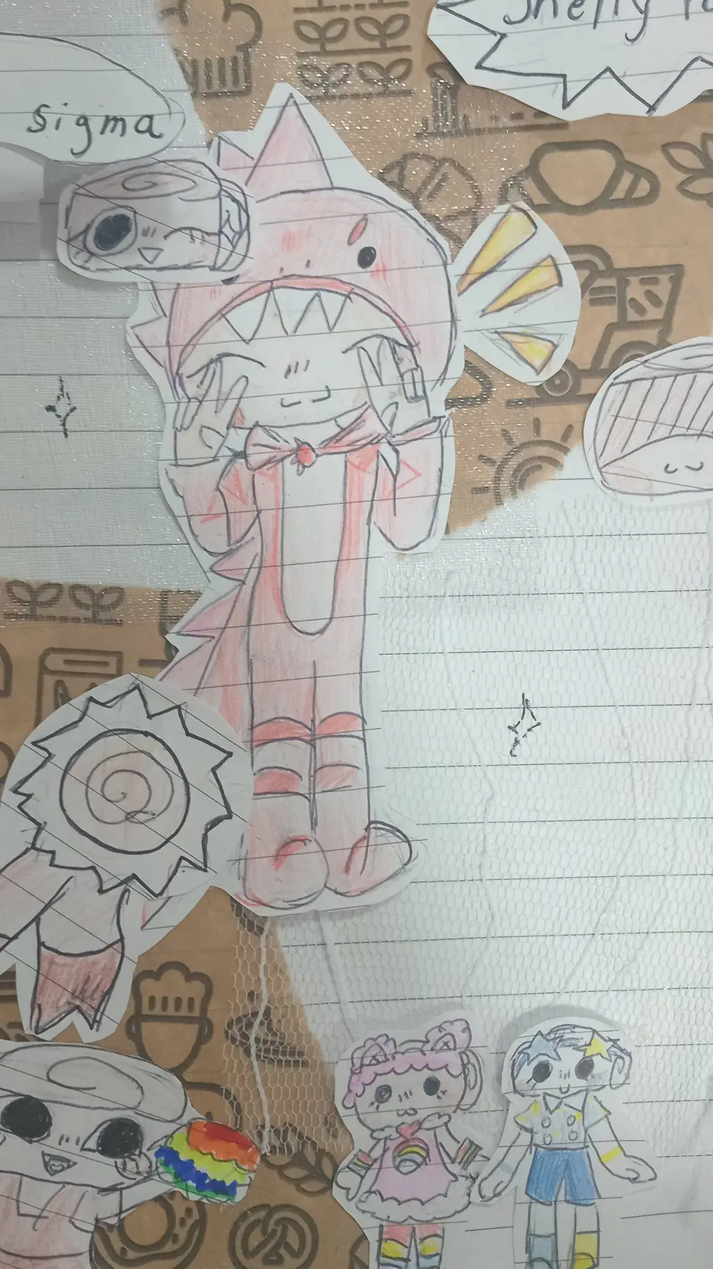 ai character: ~Moonshellvision~ background