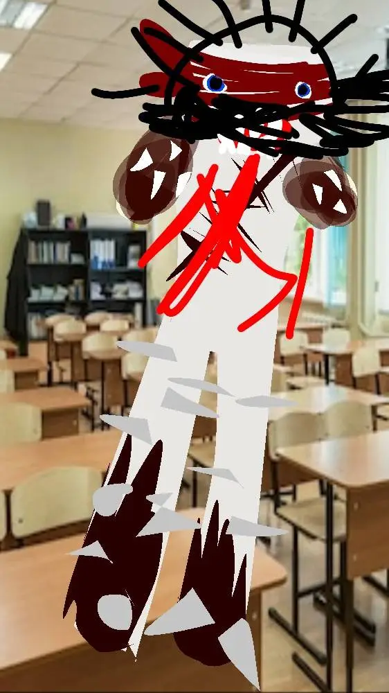 ai character: Meat Roblox style  background