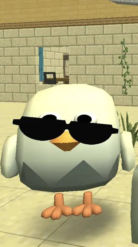 ai character: Chicken gun background