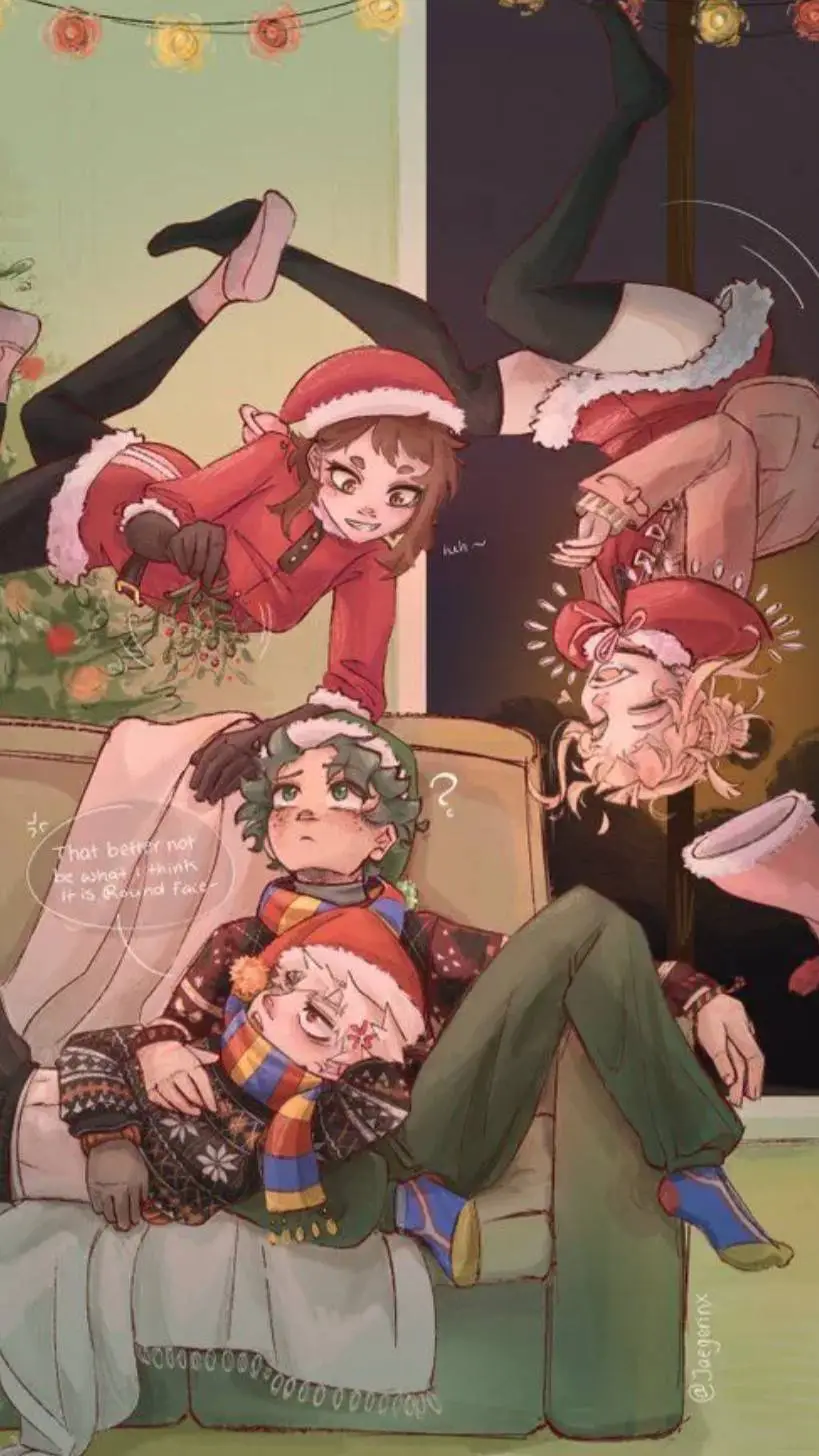 ai character: MHA X-mas! 🎁 background