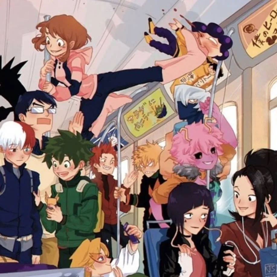 chat with ai character: MHA ~ Train Trip 🚝