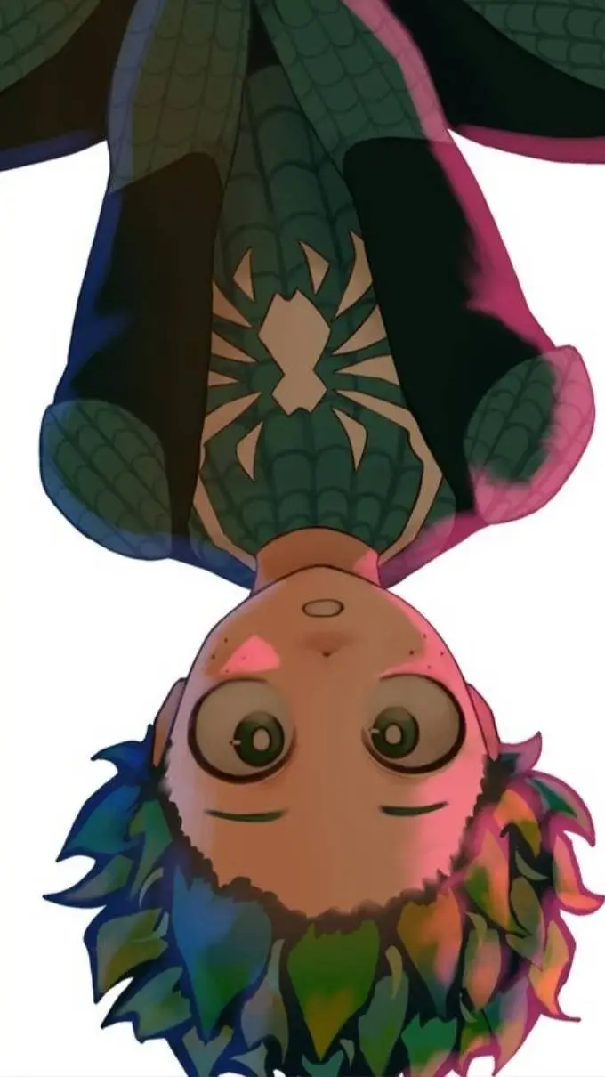 ai character: SpiderZuku 🥦🍀🕷️ background
