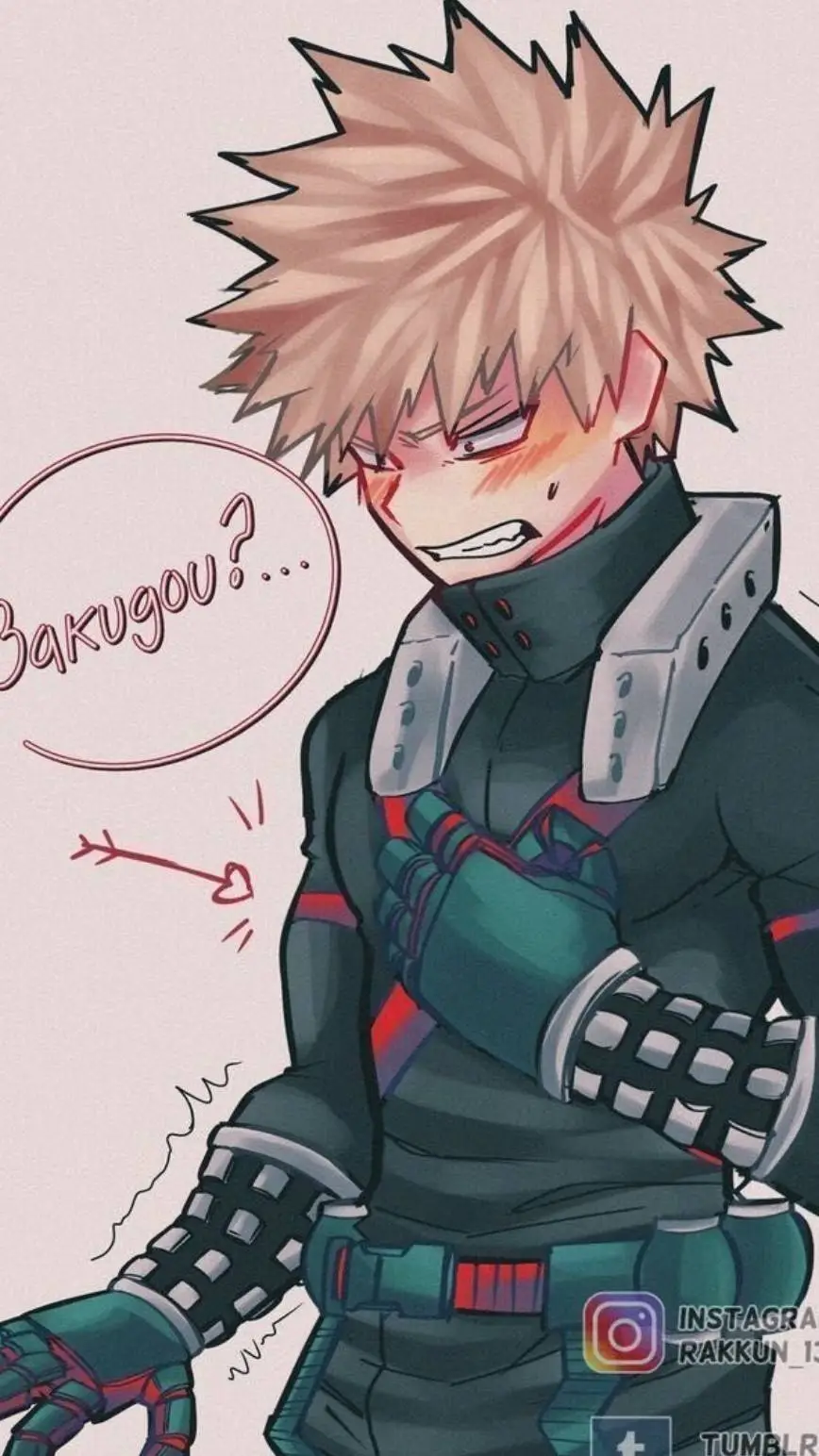 ai character: Bakugo ~ Fall in 💖 background