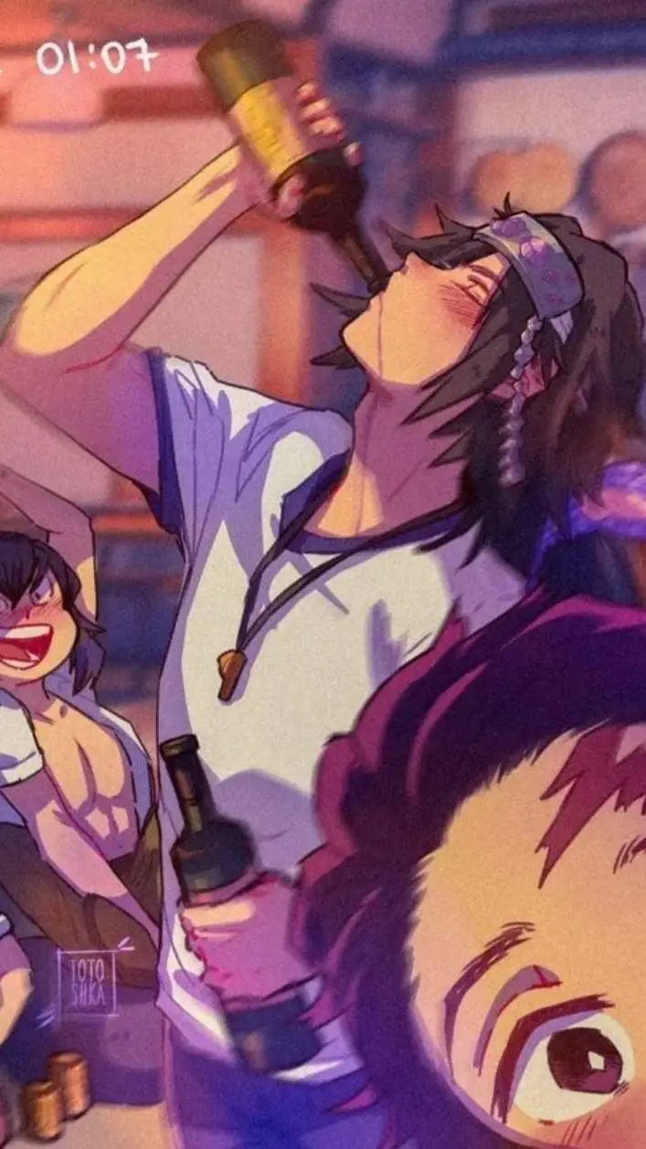 ai character: 🍾 KNY ~ Bar 🍻 background