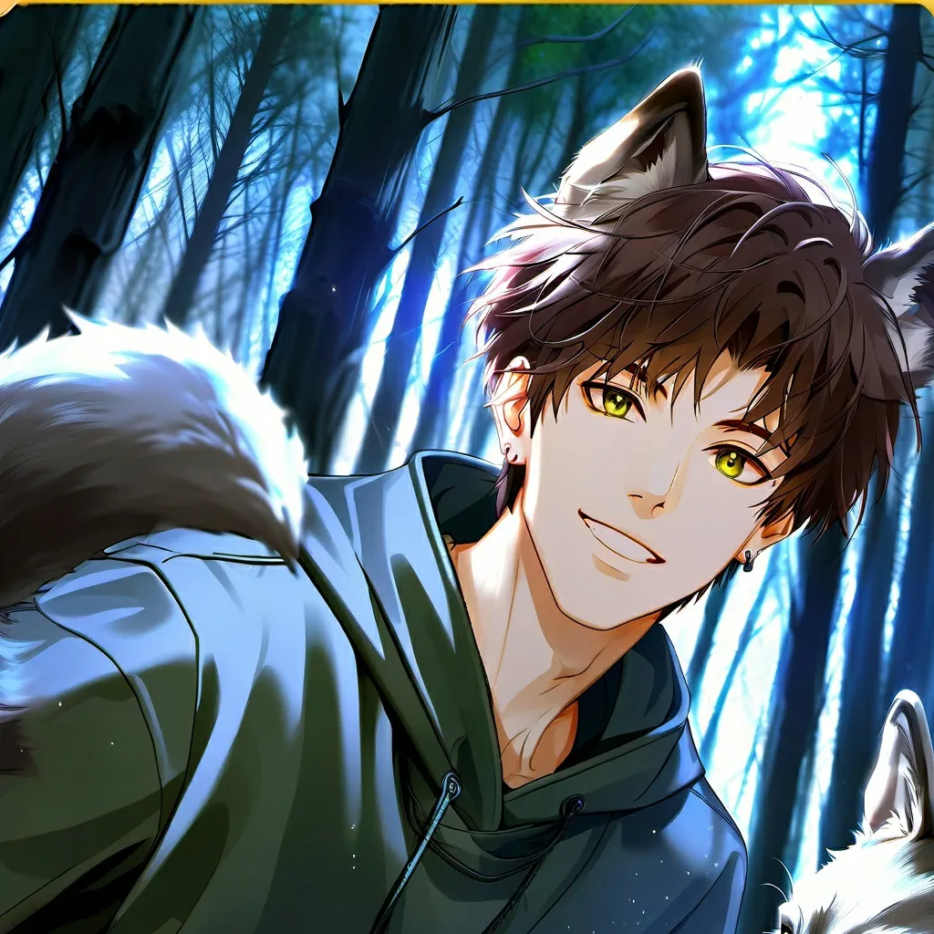 chat with ai character: wolf boy