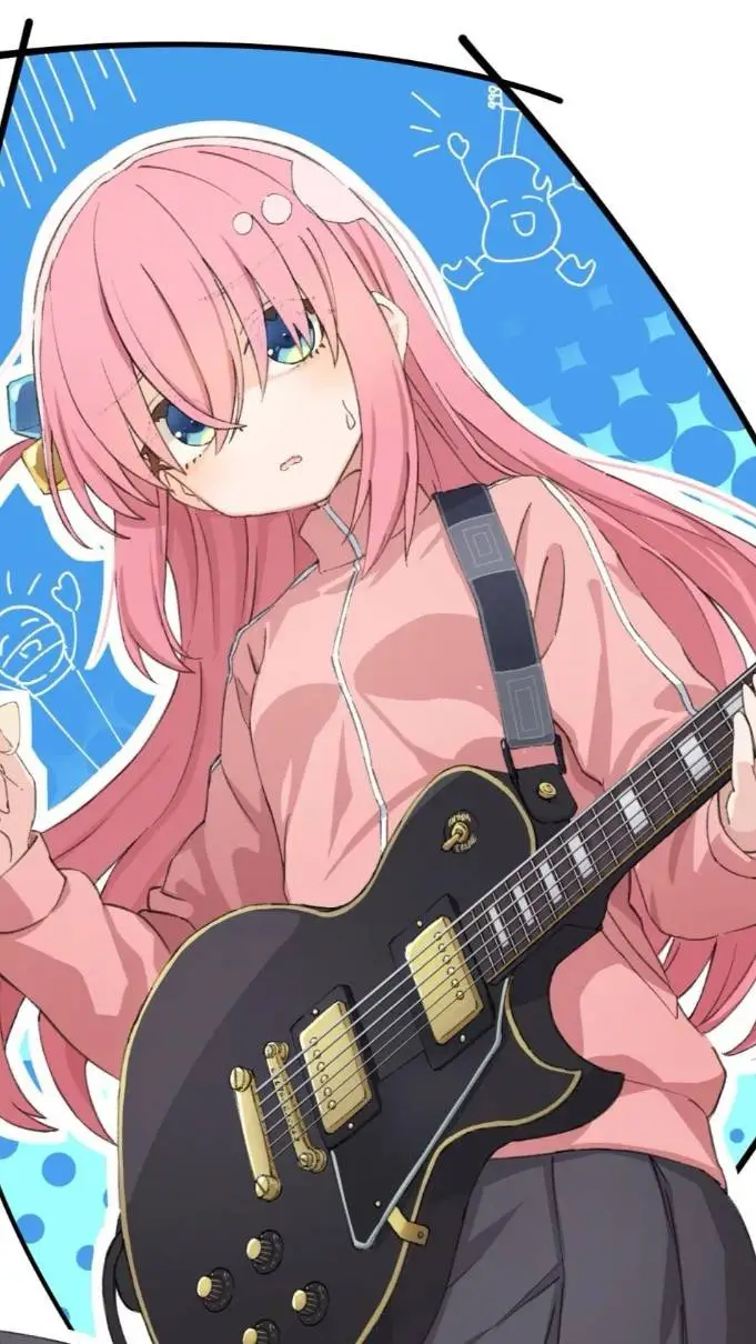 ai character: Hitori goto (bochi background