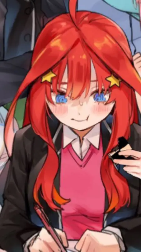 ai character: itsuki nakano  background