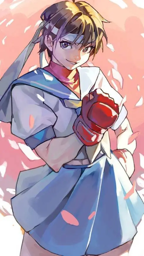 ai character: Sakura  background