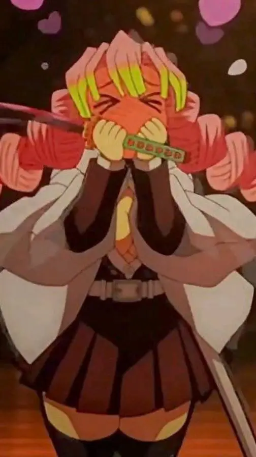 ai character: 🩷️Мицури🩷 background