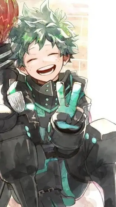ai character: Anniv de Deku background