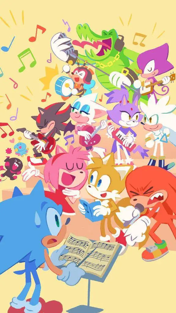 ai character: Sonic Hazbinhotel🏩 background