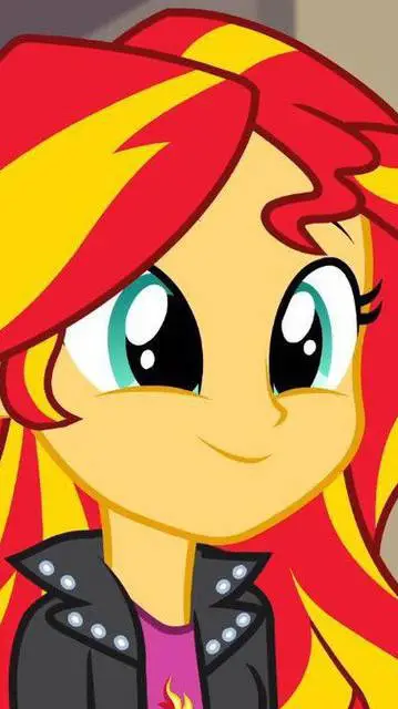 ai character: Sunset Shimmer background