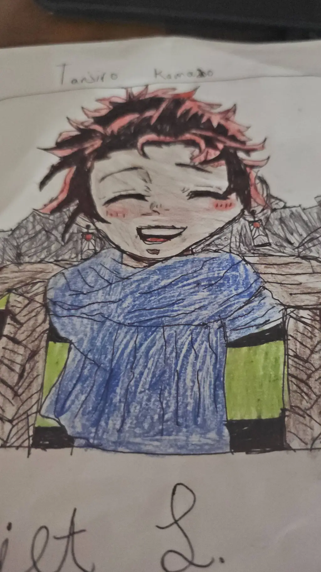 ai character: Tanjiro background