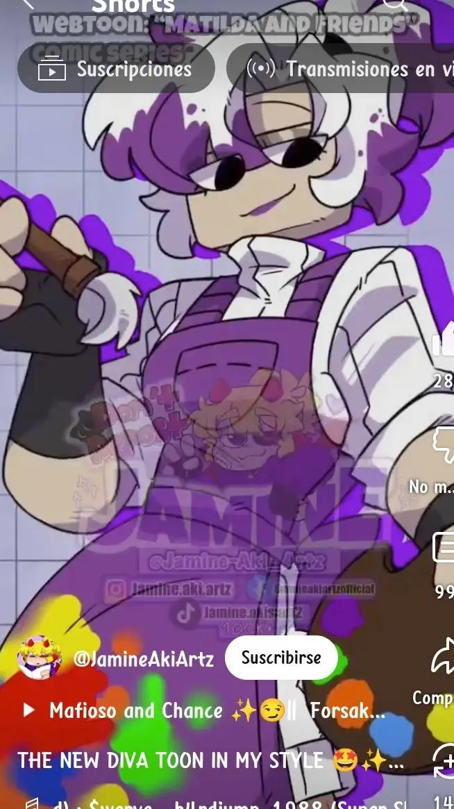 ai character: BRUSHA background