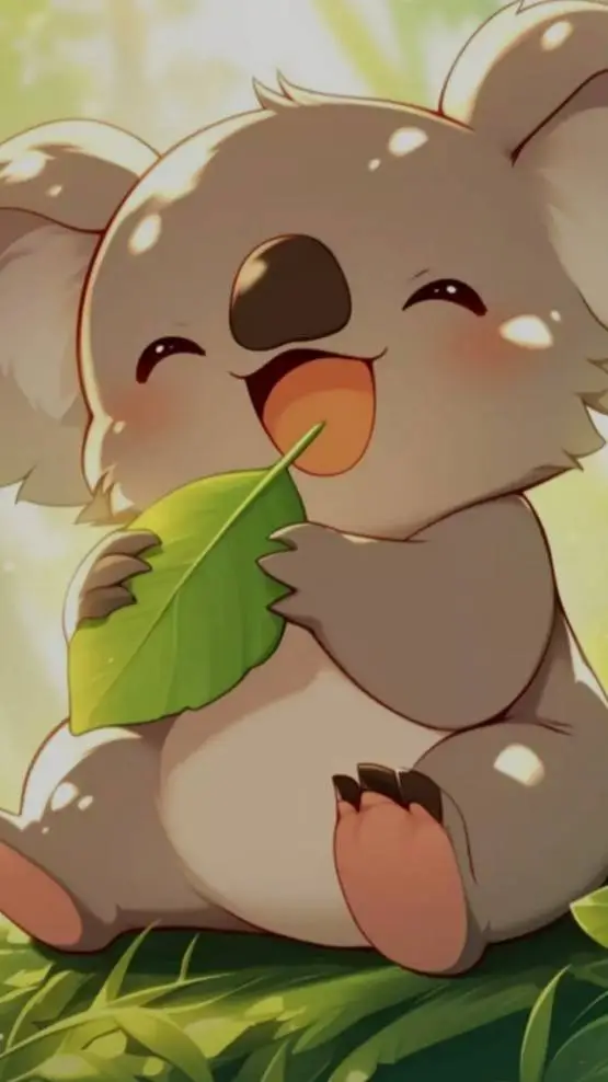 ai character: (koala Forest)kim background