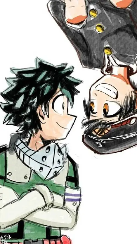 ai character: MHA x tbhk background