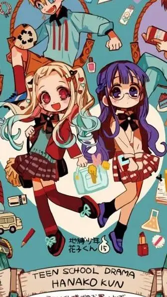 ai character: hanakokun of magic background