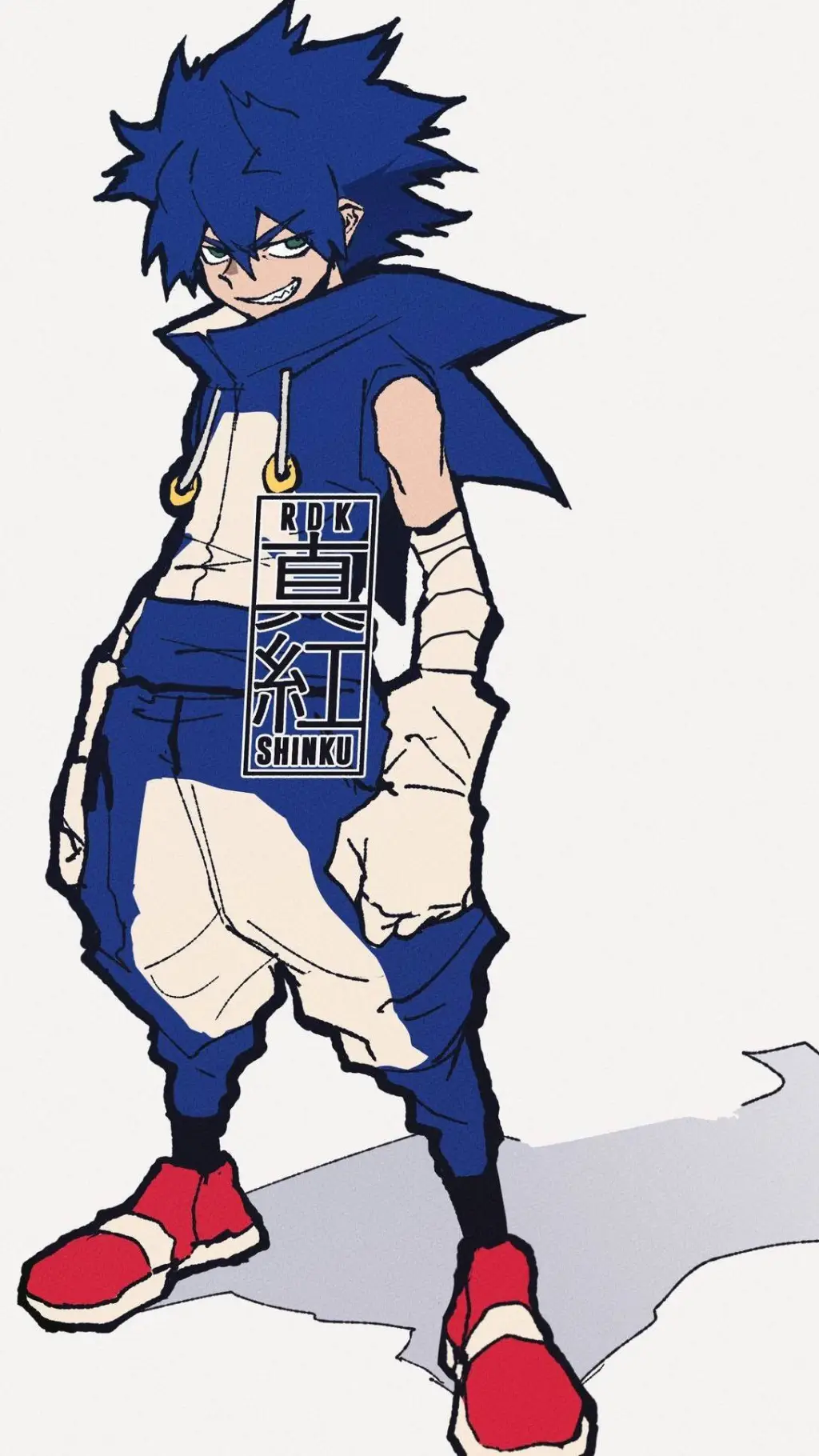 ai character: Sonic the hedgehog background